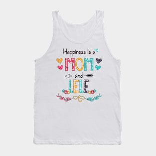 Happiness Is A Mom And Lele Wildflower Happy Mother's Day Tank Top